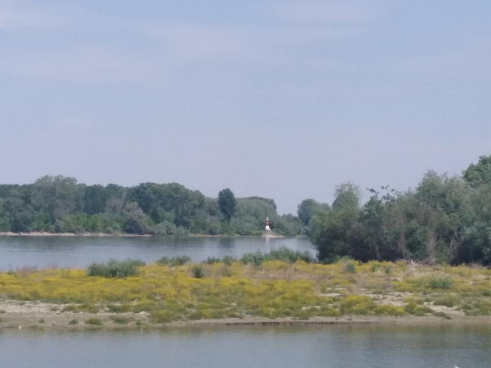 U daljini svetionik na ušću Tise u Dunav