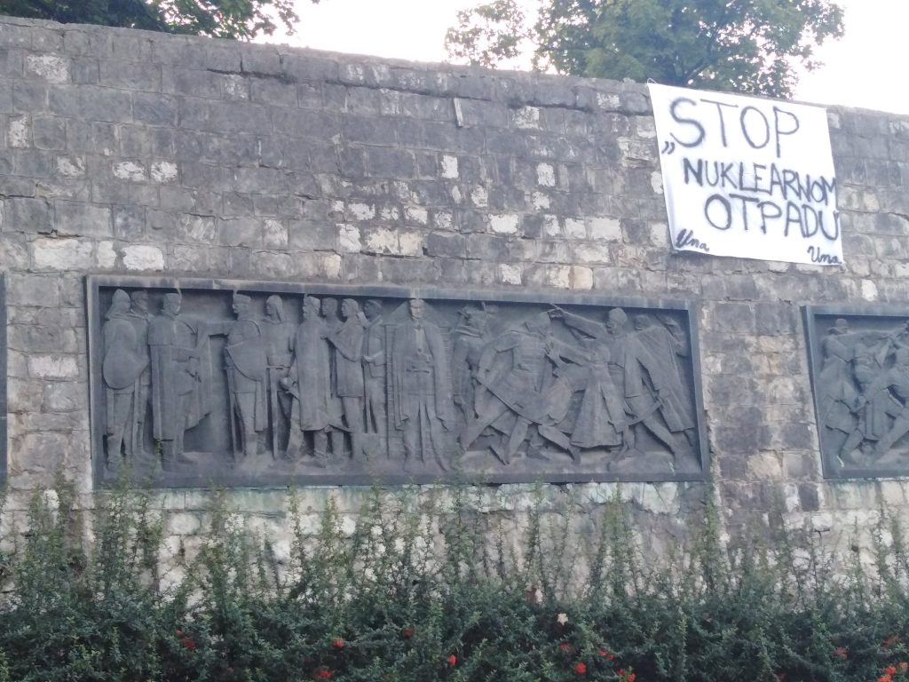 Zidine starog bihaćkog grada i eko protest